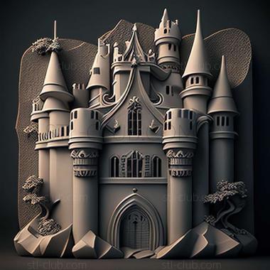 3D model white castle (STL)